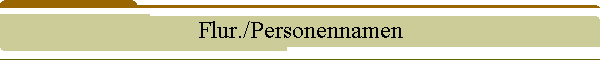 Flur./Personennamen