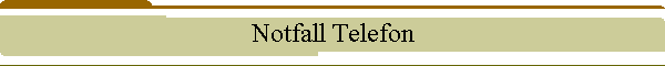 Notfall Telefon